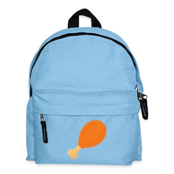 Chicken Drumstick - Kids' Backpack - light blue - Front