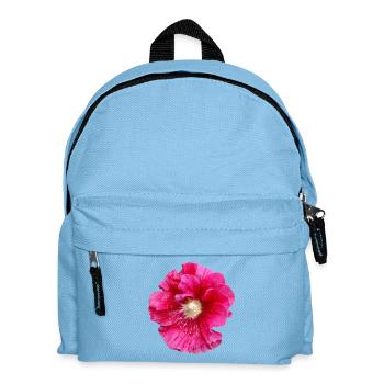 Hollyhock_in_Rain - Kinder Rucksack - Hellblau - Vorne