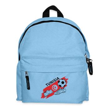 Tunesien Fußball Tunesien Fußball-Fantrikot - Kinder Rucksack - Hellblau - Vorne