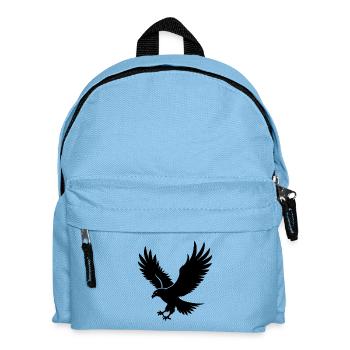 Fliegender Adler - Kinder Rucksack - Hellblau - Vorne