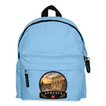 Ephesus Türkei Urlaub Ruinen Europa Asien - Kinder Rucksack - Hellblau - Vorne