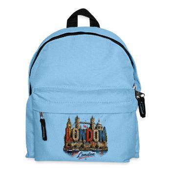 London Mosaic Letters - Kids' Backpack - light blue - Front