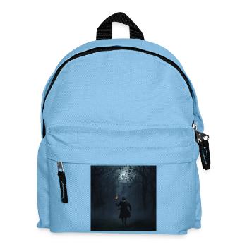 Wanderer in the Dark – Eclipse and Ravens - Kids' Backpack - light blue - Front