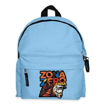Zona Zero Aínsa MTB Neobrutalismus-Helm - Kinder Rucksack - Hellblau - Vorne