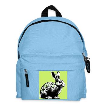 rabbit - Kids' Backpack - light blue - Front