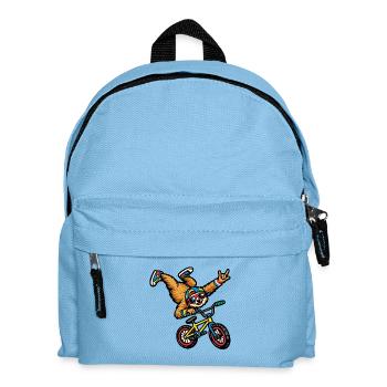 Astuce du singe coloré BMX - Sac à dos Enfant - bleu clair - Devant