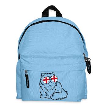 Refroidisseur de lunettes de soleil pour chat avec drapeau anglais - Sac à dos Enfant - bleu clair - Devant