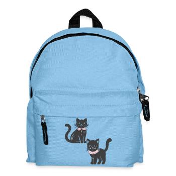 Cat duo - Kids' Backpack - light blue - Front