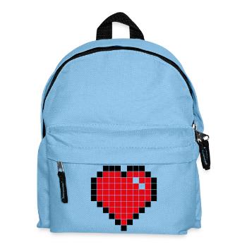 Heart - Kids' Backpack - light blue - Front