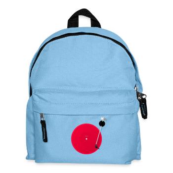 Platine minimaliste du drapeau japonais - Sac à dos Enfant - bleu clair - Devant