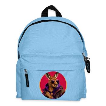 Ambiance kangourou dans un look urbain - Sac à dos Enfant - bleu clair - Devant