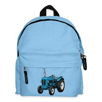 Illustration du tracteur bleu - Sac à dos Enfant - bleu clair - Devant