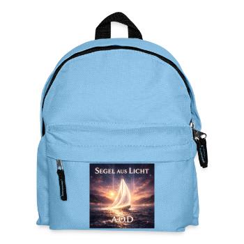 Segel aus Licht (Maincover) - Kinder Rucksack - Hellblau - Vorne