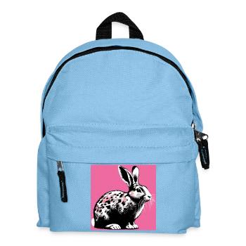 rabbit - Kids' Backpack - light blue - Front