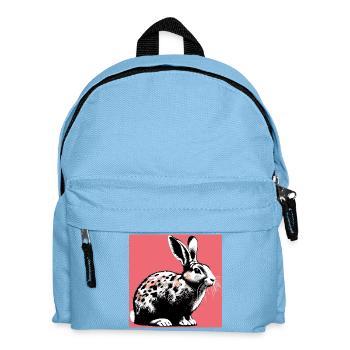 rabbit - Kids' Backpack - light blue - Front