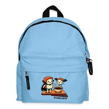Spooky Sushi mit Fledermaus - Kinder Rucksack - Hellblau - Vorne