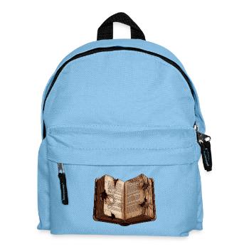 Livre brûlé des secrets - Sac à dos Enfant - bleu clair - Devant