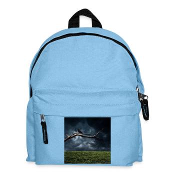 Midnight Branch with Crow - Kids' Backpack - light blue - Front