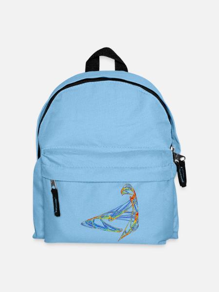Die Handschrift des Chaos - Kinder Rucksack - Hellblau