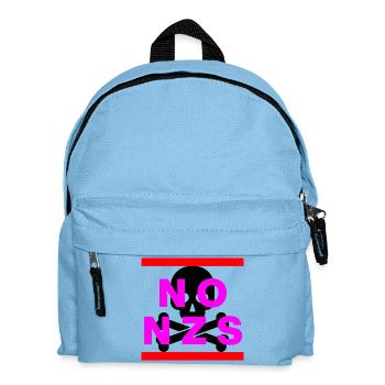 NO NZS NEVER AGAIN ANTIFASCISM NO AFD PINK - Kids' Backpack - light blue - Front