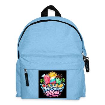 Kolorowe Lody Tropikalne - Kids' Backpack - light blue - Front