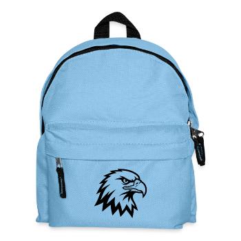 Majestic Eagle Head - Kids' Backpack - light blue - Front