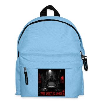 The Diet Is Over - No More Self Control - Kids' Backpack - light blue - Front