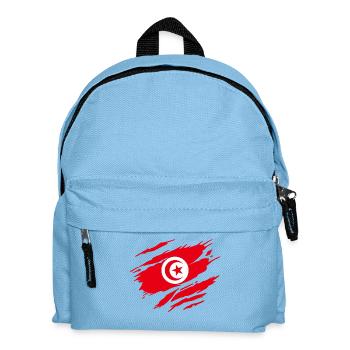Tunisia Tunisian Flag - Kids' Backpack - light blue - Front