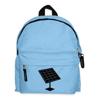 Solar panel - Kids' Backpack - light blue - Front