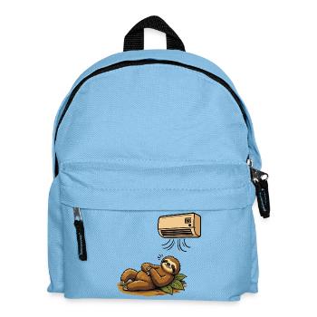 Summer Sloth, Air Conditioned, Intense Heat - Kids' Backpack - light blue - Front
