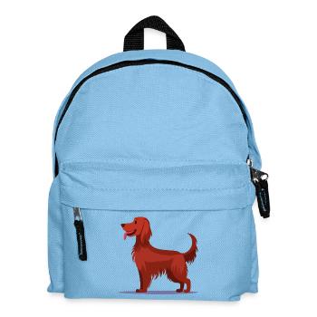 Irish Red Setter (comic) - Kids' Backpack - light blue - Front