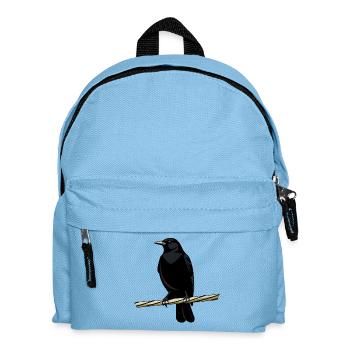 Urban Birdwatching Minimal Nature Design - Kids' Backpack - light blue - Front