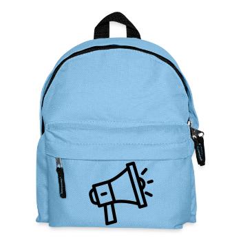mégaphone - Sac à dos Enfant - bleu clair - Devant