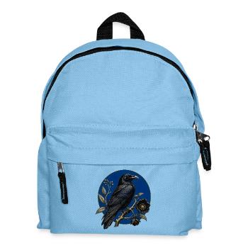 Great Botanical Gothic Raven - Kids' Backpack - light blue - Front