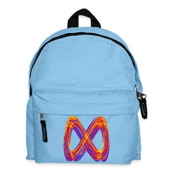 Boucles lumineuses de l’Attracteur étrange de l’infini - Sac à dos Enfant - bleu clair - Devant