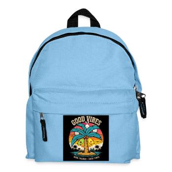 Gute Vibes Palmeninsel Freunde - Sac à dos Enfant - bleu clair - Devant