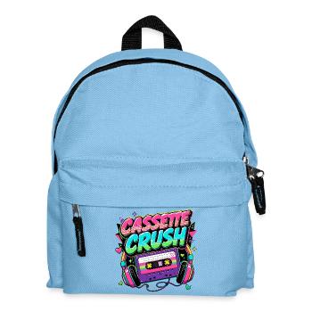 Casette Crush années 80 - Sac à dos Enfant - bleu clair - Devant