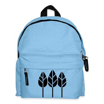 Gardener Three Trees Horticulture Motif - Kids' Backpack - light blue - Front