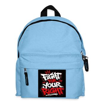 Paroles de graffiti urbain - Sac à dos Enfant - bleu clair - Devant