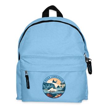 Flying Manta on Nusa Lembongan - Kinder Rucksack - Hellblau - Vorne