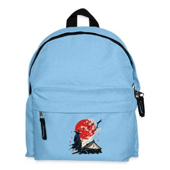 Samurai unter dem Karmesinroten Mond - Kinder Rucksack - Hellblau - Vorne