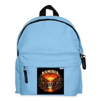 Namibia Sunset Palm Falls - Kids' Backpack - light blue - Front