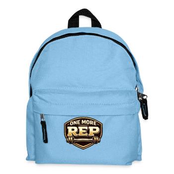 ONE MORE REP - Kinder Rucksack - Hellblau - Vorne