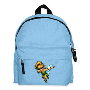 Dabbing Weibliche Fee - Kinder Rucksack - Hellblau - Vorne