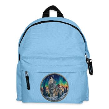 Polarwolf Patch Aurora - Kinder Rucksack - Hellblau - Vorne