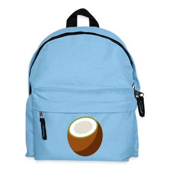 Kokosnuss - Kinder Rucksack - Hellblau - Vorne