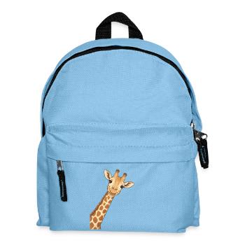 Giraffenhemd, Tierliebhaber-T-Shirt - Kinder Rucksack - Hellblau - Vorne