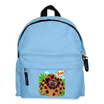 Lustige Spinne - Kinder Rucksack - Hellblau - Vorne