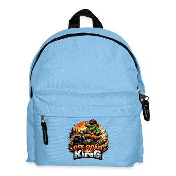 Offroad King Dino - Kids' Backpack - light blue - Front