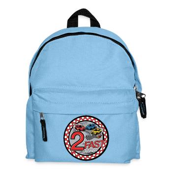 2 Almost Birthday Racing Fun - Kids' Backpack - light blue - Front